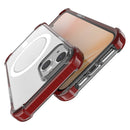 Magsafe Magnetic Acrylic Shockproof Phone Case For iPhone 14 Max(Wine Red)