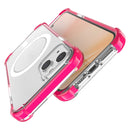 Magsafe Magnetic Acrylic Shockproof Phone Case For iPhone 14 Max(Rose Red)