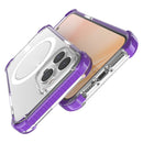 Magsafe Magnetic Acrylic Shockproof Phone Case For iPhone 14 Pro(Purple)