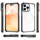 Magsafe Magnetic Acrylic Shockproof Phone Case For iPhone 14 Pro(Grey Black)