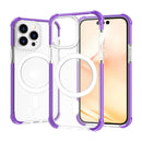 Magsafe Magnetic Acrylic Shockproof Phone Case For iPhone 14 Pro Max(Purple)