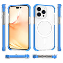 Magsafe Magnetic Acrylic Shockproof Phone Case For iPhone 14 Pro Max(Blue)