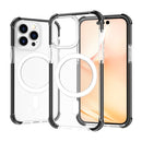Magsafe Magnetic Acrylic Shockproof Phone Case For iPhone 14 Pro Max(Transparent Black)