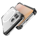 Magsafe Magnetic Acrylic Shockproof Phone Case For iPhone 14 Pro Max(Transparent Black)