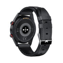 Z18 1.39 inch AMOLED Screen Smart Watch, Support Heart Rate Monitoring/Blood Pressure Monitoring, Strap Material:Leather(Black)
