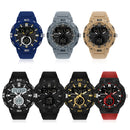 SANDA 3087 Luminous Waterproof Dual Display Electronic Watch(Black)