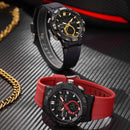 SANDA 3087 Luminous Waterproof Dual Display Electronic Watch(Sapphire Blue)