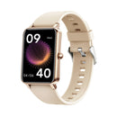 ZX18 1.57 inch HD Screen Smart Watch, Support Heart Rate Monitoring/Blood Oxygen Monitoring(Gold)
