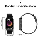 ZX18 1.57 inch HD Screen Smart Watch, Support Heart Rate Monitoring/Blood Oxygen Monitoring(Gold)