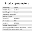 ZX18 1.57 inch HD Screen Smart Watch, Support Heart Rate Monitoring/Blood Oxygen Monitoring(Black)