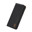 KHAZNEH Nappa Top Layer Cowhide Leather Phone Case For iPhone 14 Pro Max(Black)