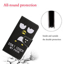 For OPPO A96 4G / Realme 9i Colored Drawing Pattern Flip Leather Phone Case(Penguin)