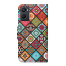 For OPPO A96 4G / Realme 9i Colored Drawing Pattern Flip Leather Phone Case(Ethnic Style)