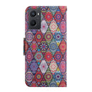 For OPPO A96 4G / Realme 9i Colored Drawing Pattern Flip Leather Phone Case(Diamond Kaleidoscope)