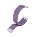 For Fitbit Versa 4 Milanese Magnetic Metal Weave Watchband(Light Purple)