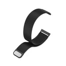 For Fitbit Versa 4 Milanese Magnetic Metal Weave Watchband(Black)