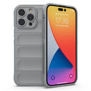 Magic Shield TPU + Flannel Phone Case For iPhone 14 Pro Max(Grey)