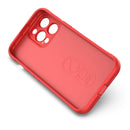 Magic Shield TPU + Flannel Phone Case For iPhone 14 Pro Max(Red)