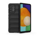 For Samsung Galaxy A52 5G Magic Shield TPU + Flannel Phone Case(Black)