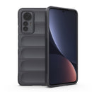 For Xiaomi 12 Lite Magic Shield TPU + Flannel Phone Case(Dark Grey)