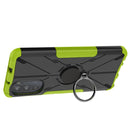 For Motorola Moto G52 Armor Bear Shockproof PC + TPU Phone Protective Case with Ring Holder(Green)