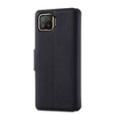 For OPPO F17 / A73 2020 MUXMA MX115 Cross Texture Oil Edge Flip Leather Phone Case(Black)