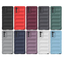 For Samsung Galaxy Note20 Magic Shield TPU + Flannel Phone Case(Red)