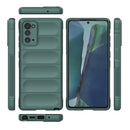 For Samsung Galaxy Note20 Magic Shield TPU + Flannel Phone Case(Red)