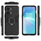 For OnePlus Nord 2T 5G Magnetic Ring Holder PC + TPU Phone Case(Black)