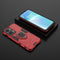 For OnePlus Nord 2T 5G Magnetic Ring Holder PC + TPU Phone Case(Red)
