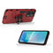 For OnePlus Nord 2T 5G Magnetic Ring Holder PC + TPU Phone Case(Red)