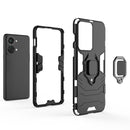 For OnePlus Nord 2T 5G Magnetic Ring Holder PC + TPU Phone Case(Red)