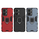 For OnePlus Nord 2T 5G Magnetic Ring Holder PC + TPU Phone Case(Red)