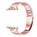 Small Waist Stainless Steel Watch Band For Apple Watch Series 8&7 41mm / SE 2&6&SE&5&4 40mm / 3&2&1 38mm(Pink)