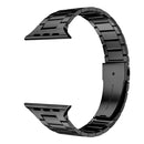 Small Waist Stainless Steel Watch Band For Apple Watch Series 8&7 41mm / SE 2&6&SE&5&4 40mm / 3&2&1 38mm(Black)