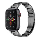 Small Waist Stainless Steel Watch Band For Apple Watch Series 8&7 41mm / SE 2&6&SE&5&4 40mm / 3&2&1 38mm(Grey)