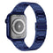 Small Waist Stainless Steel Watch Band For Apple Watch Series 8&7 41mm / SE 2&6&SE&5&4 40mm / 3&2&1 38mm(Dark Blue)