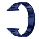 Small Waist Stainless Steel Watch Band For Apple Watch Series 8&7 41mm / SE 2&6&SE&5&4 40mm / 3&2&1 38mm(Dark Blue)