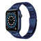 Small Waist Stainless Steel Watch Band For Apple Watch Series 8&7 41mm / SE 2&6&SE&5&4 40mm / 3&2&1 38mm(Dark Blue)