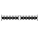 Small Waist Stainless Steel Watch Band For Apple Watch Series 8&7 41mm / SE 2&6&SE&5&4 40mm / 3&2&1 38mm(Silver Black)