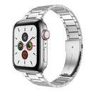 Small Waist Stainless Steel Watch Band For Apple Watch Series 8&7 41mm / SE 2&6&SE&5&4 40mm / 3&2&1 38mm(Silver)