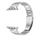 Small Waist Stainless Steel Watch Band For Apple Watch Series 8&7 45mm / SE 2&6&SE&5&4 44mm / 3&2&1 42mm(Silver)