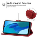 For OPPO A16K Leather Phone Case(Red)
