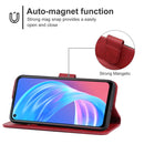 For OPPO A72 5G Leather Phone Case(Red)