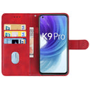 For OPPO K9 Pro 5G Leather Phone Case(Red)