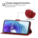 For OPPO K9 Pro 5G Leather Phone Case(Red)