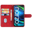 For OPPO Realme Narzo 30 5G Leather Phone Case(Red)