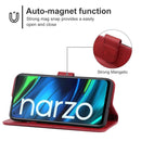 For OPPO Realme Narzo 30 5G Leather Phone Case(Red)
