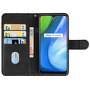 For OPPO Realme Q2i Leather Phone Case(Black)