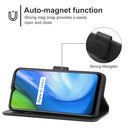 For OPPO Realme Q2i Leather Phone Case(Black)